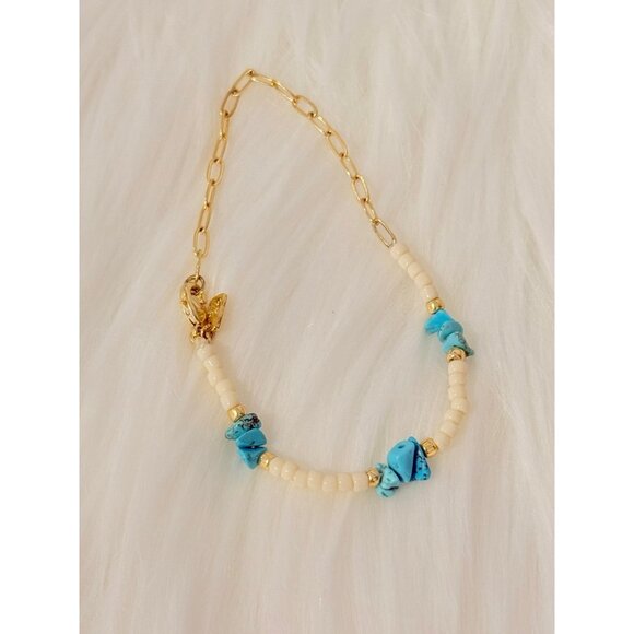 Pura Vida Beaded Turquoise Bracelet - Picture 3 of 4